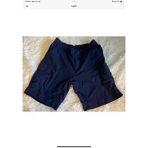 Magellan Outdoors Fish Gear Men’s Mega Repel Fish Gear Blue Cargo Shorts Size L